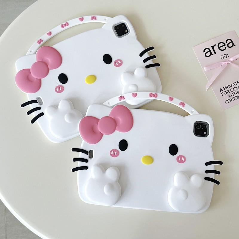 KT Cat Stand Silicone Tablet Case IPad Air Matepad SE 11 Shockproof Cover