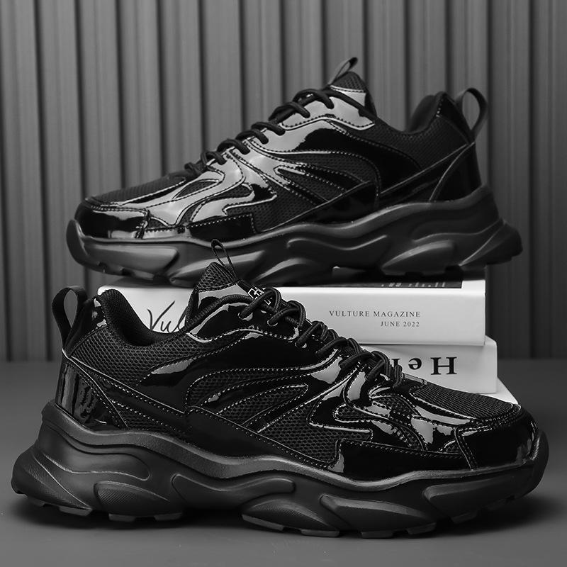 Fashion Spring Gold Sports Shoes Breathable Casual Sneakers Men Comfort Platform Men's Sneakers Large Size 46 Chaussure Hommes