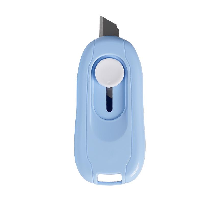 

Paper Cutter Retractable Letter Opener Art Knife Lightweight Box Cutter For Home Diy Projects Artists синій