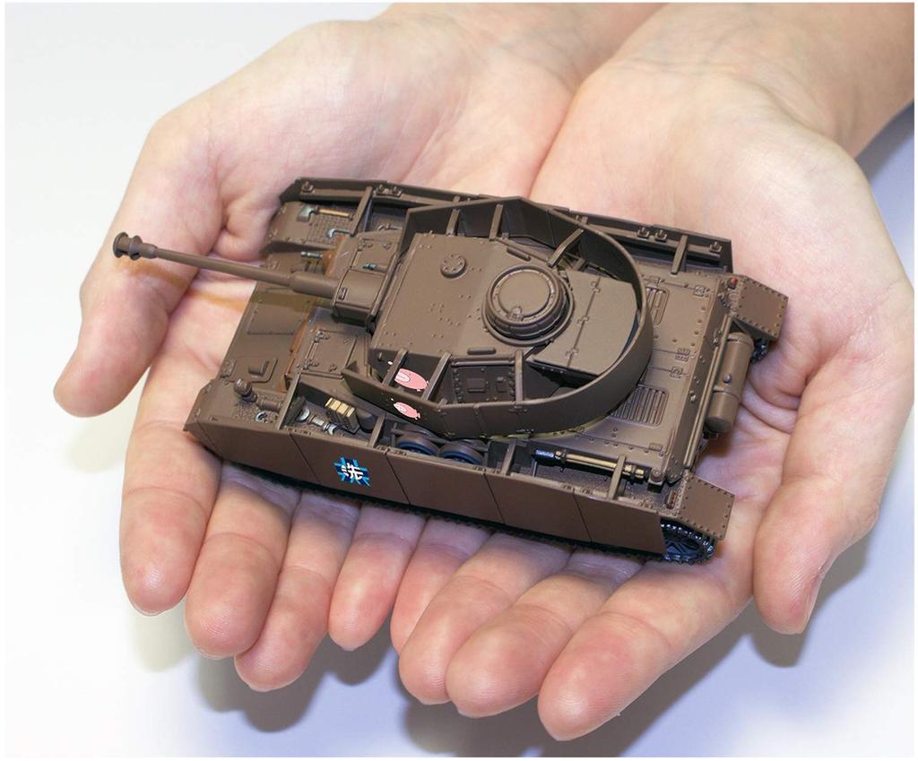 PLATZ Girls Und Panzer Final Chapter Easy Model Tank Road Panzer IV Ausf. H (Ausf. D Modified) Anglerfish Team 1/56 Scale Plastic Model GP56-1