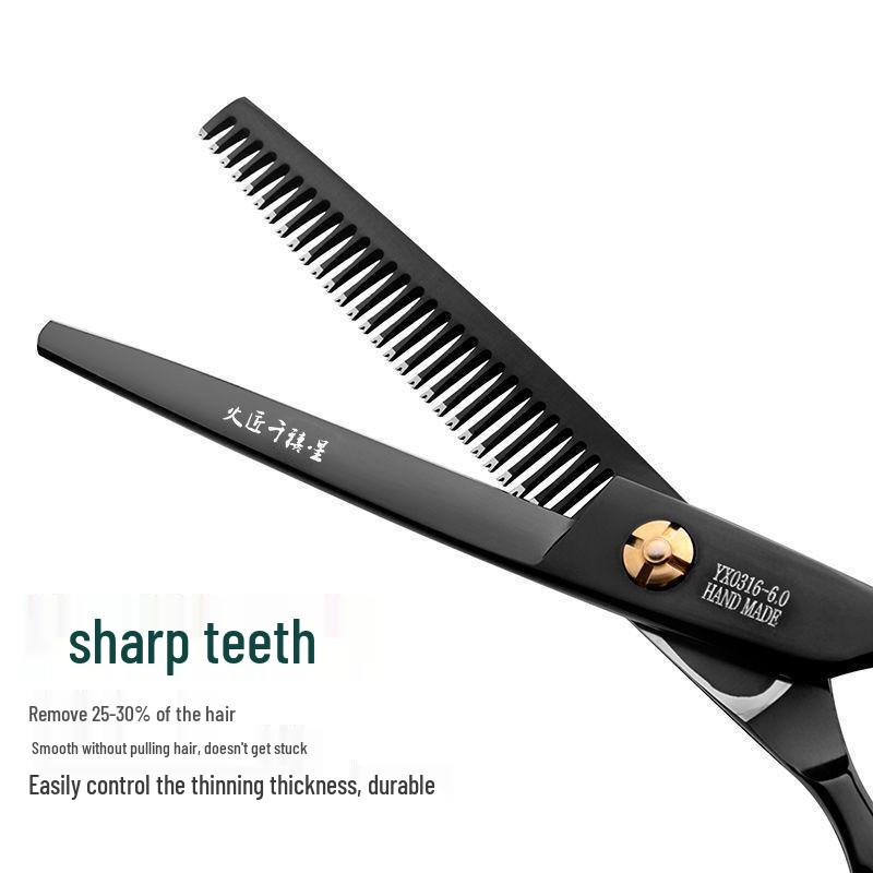 Professional Hairdressing Scissors Set: Flat Teeth, Cutting, and Thinning Scissors - Free Shipping