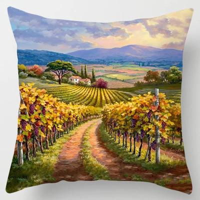 Sunflower Printed Pattern Square Cushion Cover for Home Living Room Sofa Car Decoration Throw Pillow Pillowcase