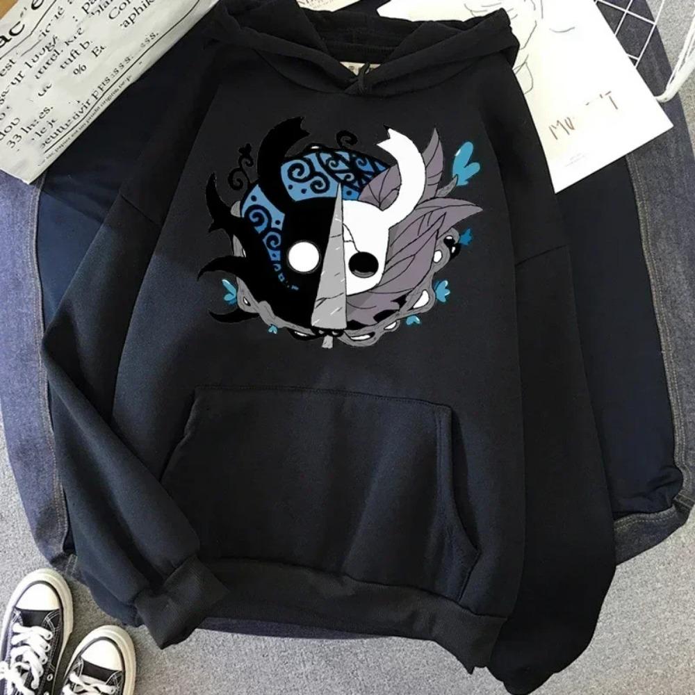 Hollow Knight Print Kapuzenpullover Herren Damen Mode Oversized Langarm Pullover Kinder Kapuzenpullover Sweatshirt