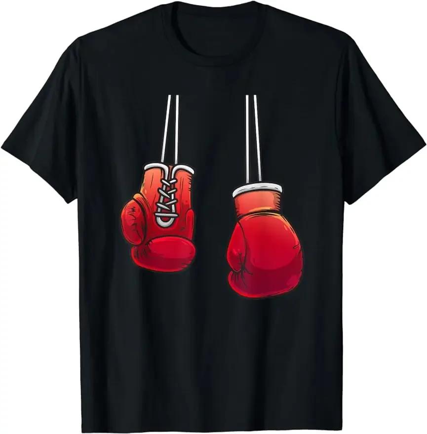 Boxing Girl Player Silhouette Sport Gift T-Shirt Unisex Style Shirts for Women Men Clothing Hip Hop Graphic Custom Printed Shirt