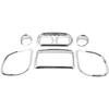 Chrome Motorcycle Inner Fairing Dash Gauge Radio Trim Kit for Harley Road Glide FLTRX FLTRU FLTRXS 2015-later