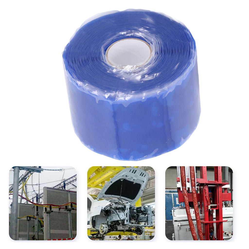 Silicone Rubber    Tape 5m Length 50mm Width 0.8mm Thick Self Adhesive Water Hose     Tape
