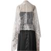 Women Sequined Shawl Spring Summer Peacock Embroidery Sequined Tassel Shawl Party Banquet Evening Dress Shawl Ladies Wraps