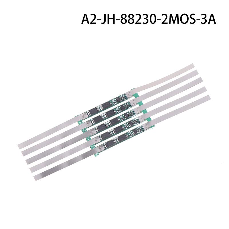 5Pcs 2A 3A 4.5A 6A 7.5A 9A Bms Pcm Lithium Battery Protection Board With Nickel Strip Welding For 1S 3.2V Li-Ion Lithium Battery
