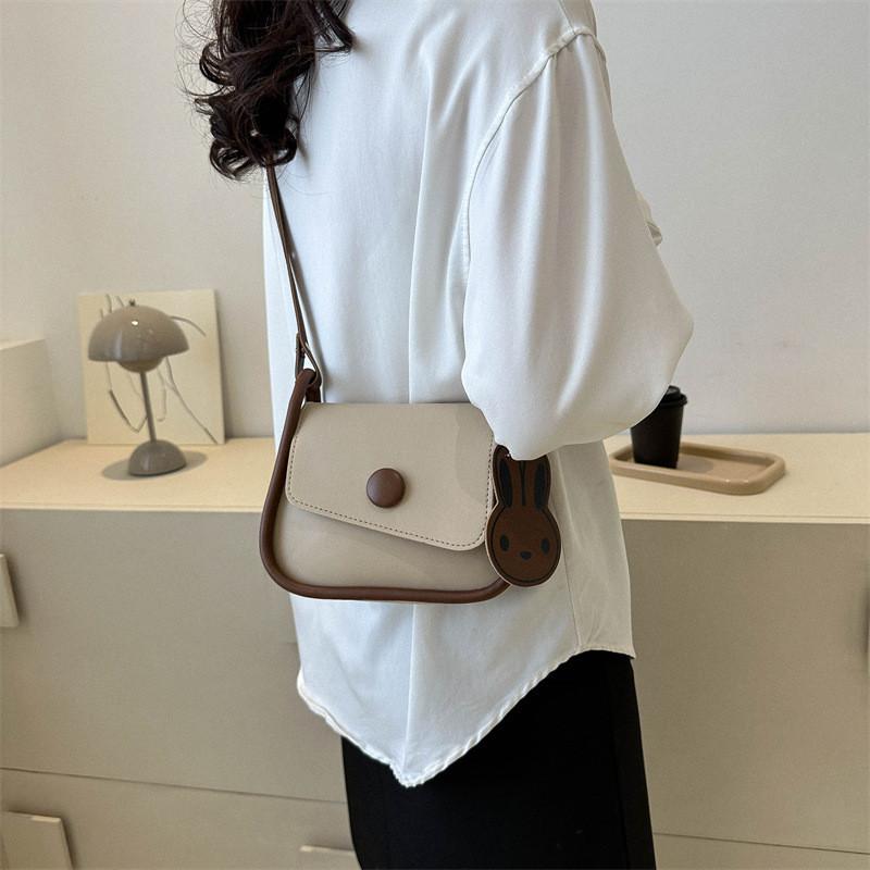 Trendy Street Style Small Square Pu Shoulder Bag 2023 Fashion Crossbody Purse