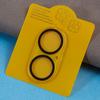 2Pcs For iPhone 17 Camera Lens Protector Silk Printing Lens Film 3D Arc Edge