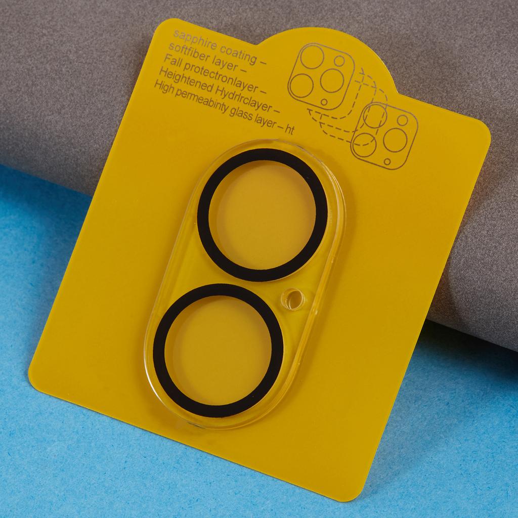 2Pcs For iPhone 17 Camera Lens Protector Silk Printing Lens Film 3D Arc Edge