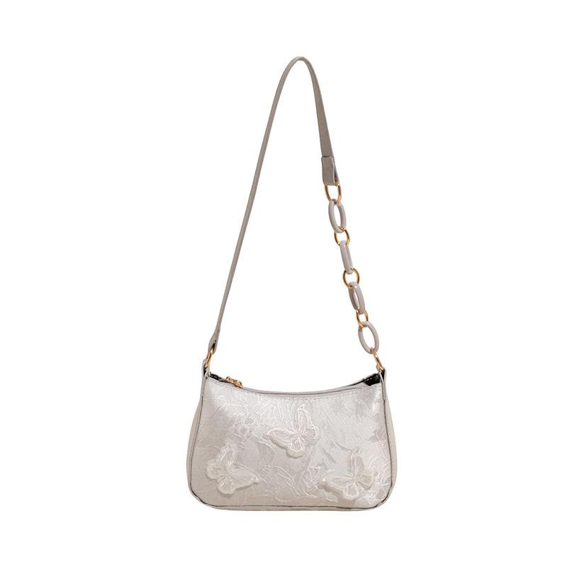 New Chinese style national style bag women's 2025 new niche messenger bag trend line super fire butterfly embroidered shoulder bag