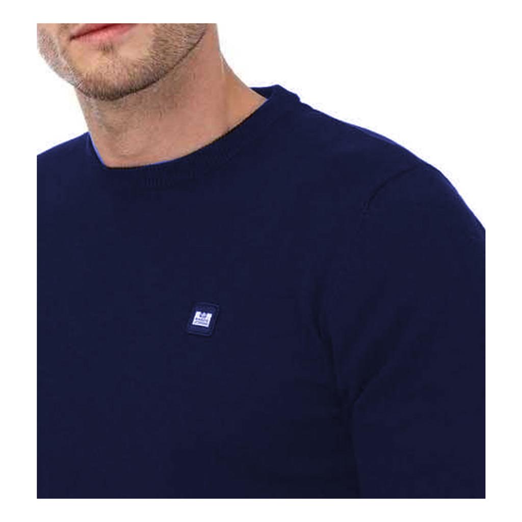 Weekend Offender Heren Argentinië Gebreid Katoenen Crew Neck Sweatshirt