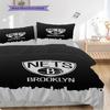 Brooklyn Nets Basketball Legacy Bedding(1 * duvet cover + 2 * pillowcase, without core)Soft and comfortable Bedding set Christmas birthday gift