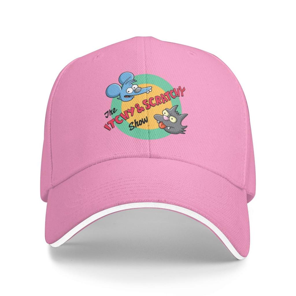 Unisex Baseball Hats The Itchy And Scratchy Show Cartoon Animation Streetwear Sports Baseball Caps Hip Hop Cap Casquette Hats