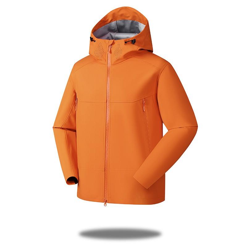 Unisex Hooded Softshell Jacket Windproof Waterproof Outdoor Lightweight Fall Winter Coat