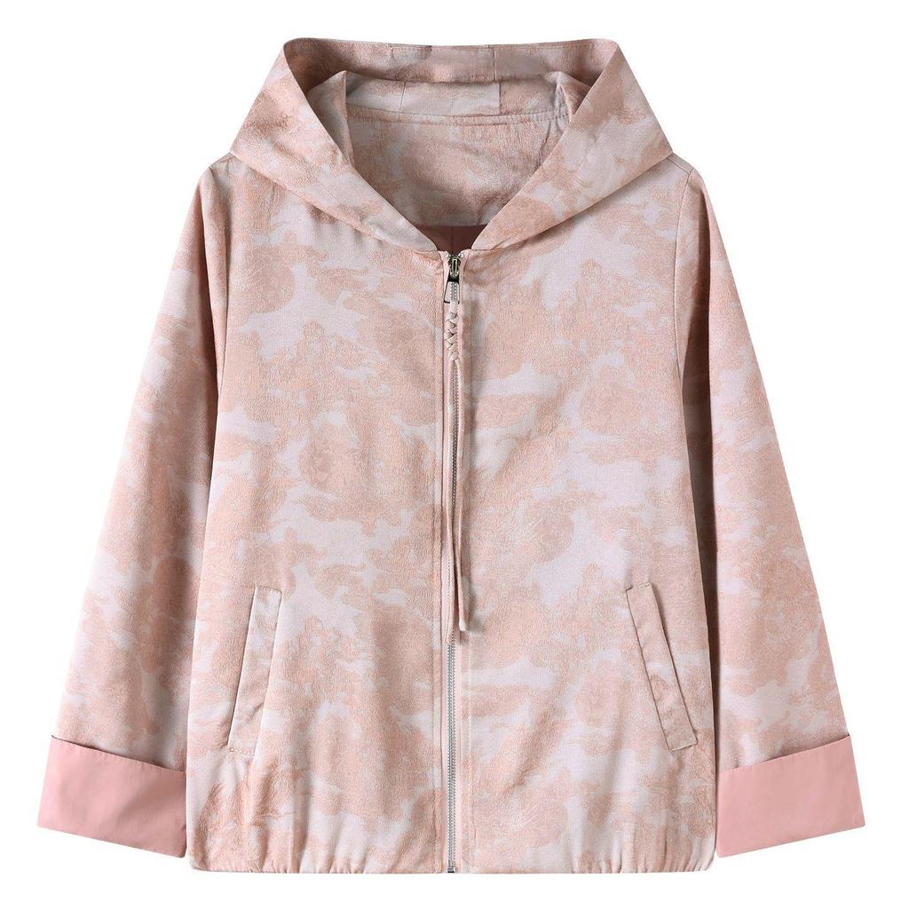 Hooded Spring Jacket for Women 40-60: Plus Size, Stylish & Comfortable for Middle-Aged & Elderly.