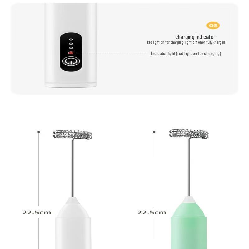 MDNG Electric Handheld Milk Frother & Whisk