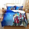 Comfortable Cartoon Pattern Duvet Cover Set With Duvet Cover And Pillowcases King Queen Twin Sizes For Adults And Kids