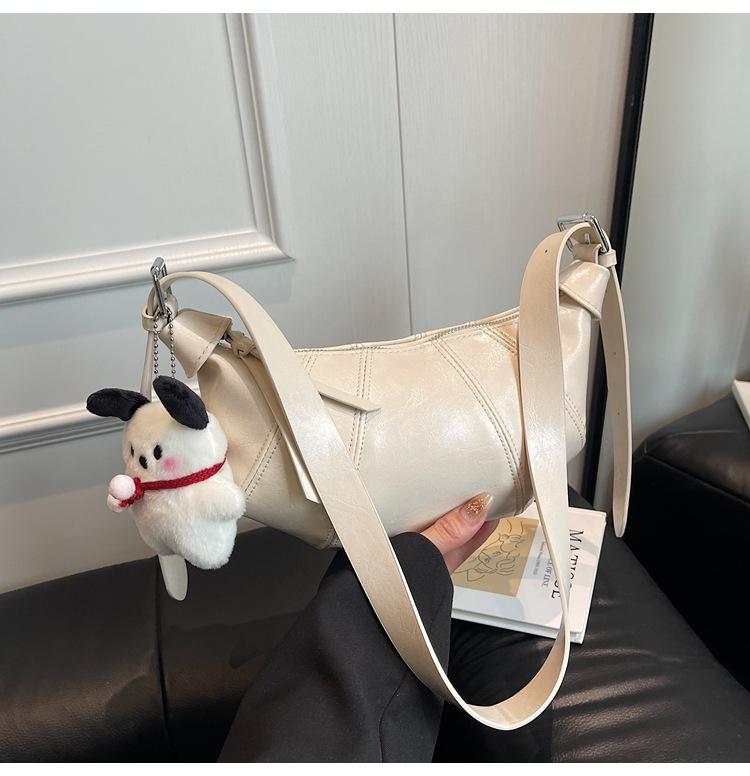 

Изысканная ретро сумка-круассан, универсальная сумка-пельмень, новая модная трендовая женская сумка через плечо, мессенджер