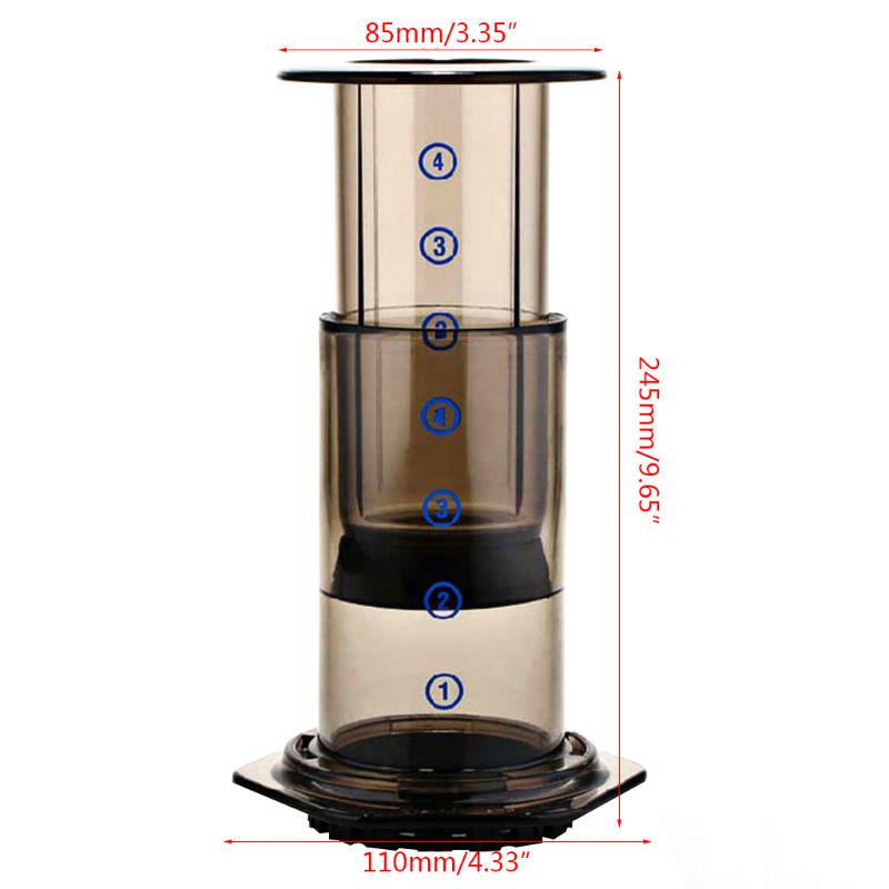 Nuevo filtro de vidrio Espresso cafetera portátil Café prensa francesa  CafeCoffee Pot para máquina AeroPress comprar a buen precio — entrega  gratuita, reseñas reales con fotos — Joom