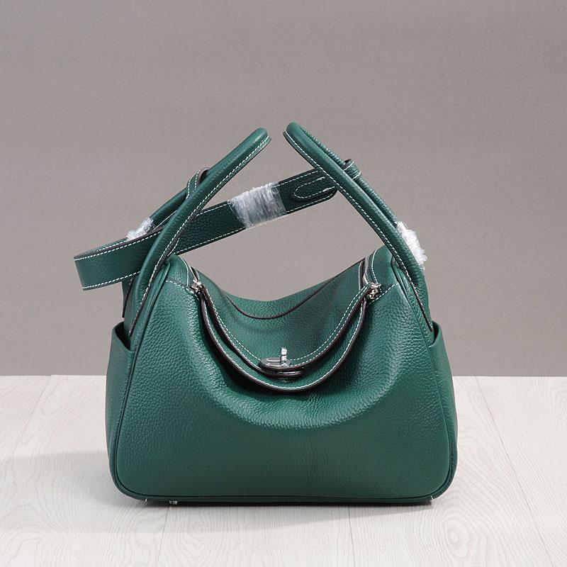 Módní taška Nová taška na léky Taška Lindi Vysoce kvalitní Vrchní vrstva Hovězí kůže Kabelka přes rameno Pravá kůže Dámská taška Explozivní