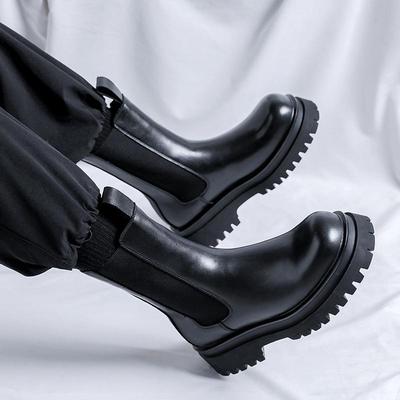 2024 Herbst Herren Trendige High-Top Dicksohlige Martin Stiefel 9884-R