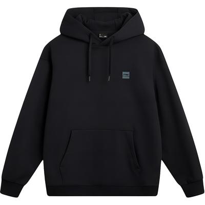 Li Ning Sports Lifestyle Series Casual Solid Color Loose Fit Hoodie Unisex Hoodies AWDVE01-1