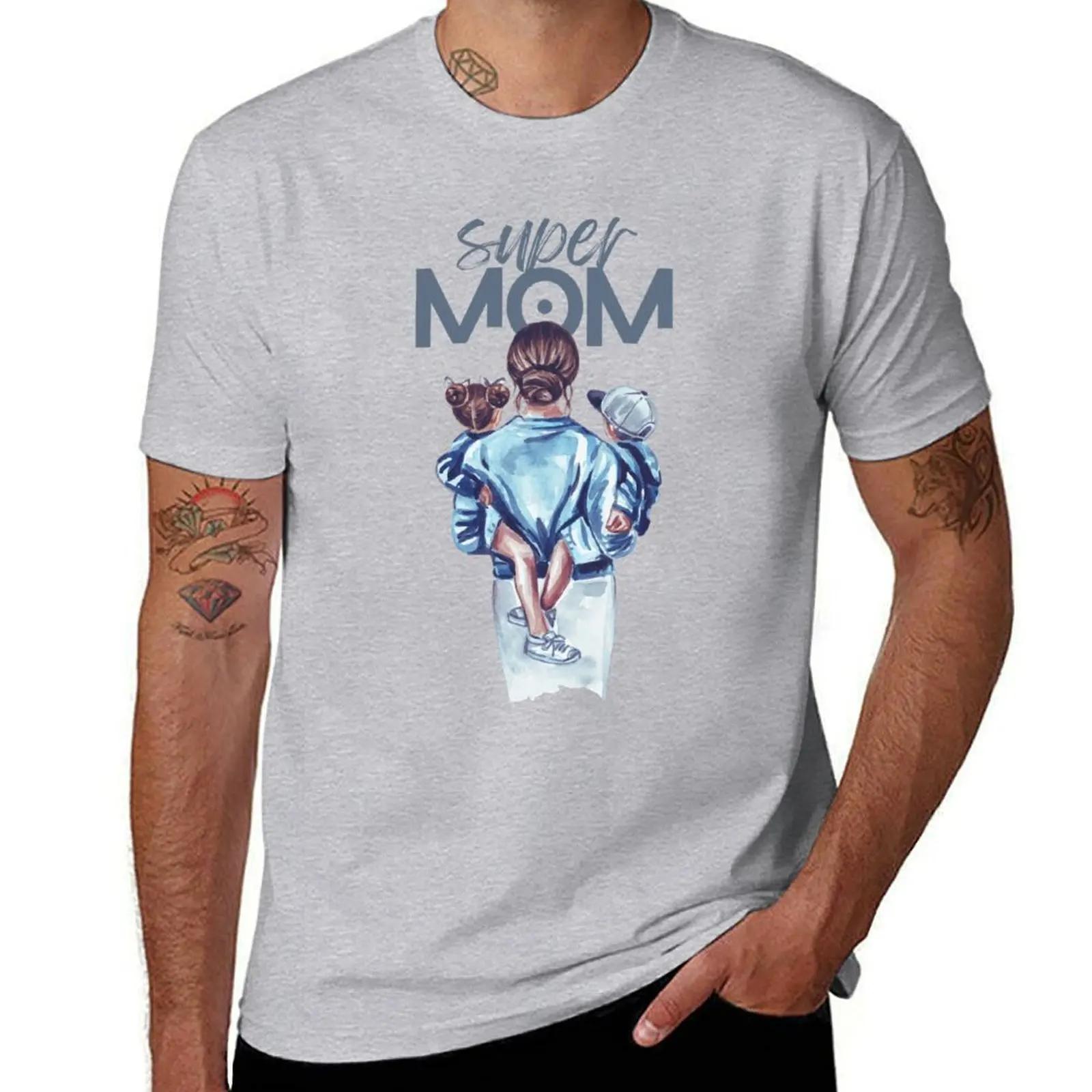 Super Mum Design TShirt sports fans oversized Aesthetic clothing Tshirt men S