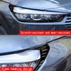 Car Styling Front Headlights Eyebrows Eyelids Trim Strip for Honda HRV HR-V Vezel -2023 Lamp Eyelash Stickers B