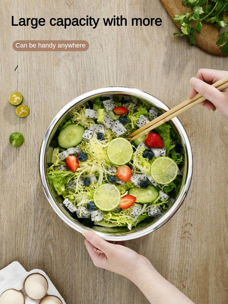 Premium Stainless Steel Basin Steel High Quality Product Big Bowl for Vegetable Kitchenware