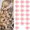 10x Cherry Blossom Hair Clip Sakura Barrettes for Women Girls Daily Use NonSlip Comfortable Wear Hair Styling Accessory