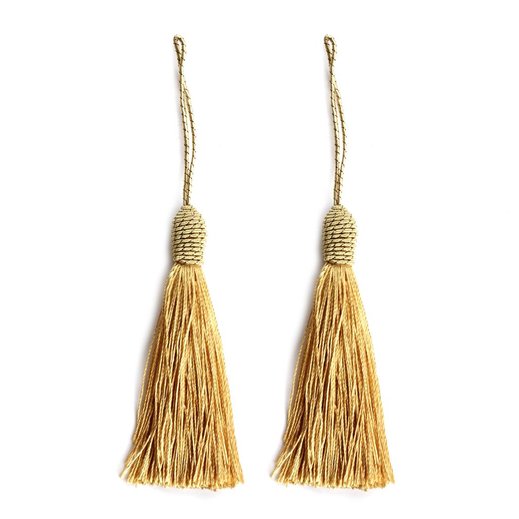 10pcs 15cm Polyester Tassels Pineapple Head Hanging Rope Bookmark Tassel Fringe For DIY Key Chain Earring Clothing Accessories