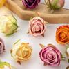 10/20pcs Artificial Flowers Scrapbook Home Room Decor Silk Diy Gifts Candy Box Cake Wedding Outdoor Fake Roses Christmas Wreaths