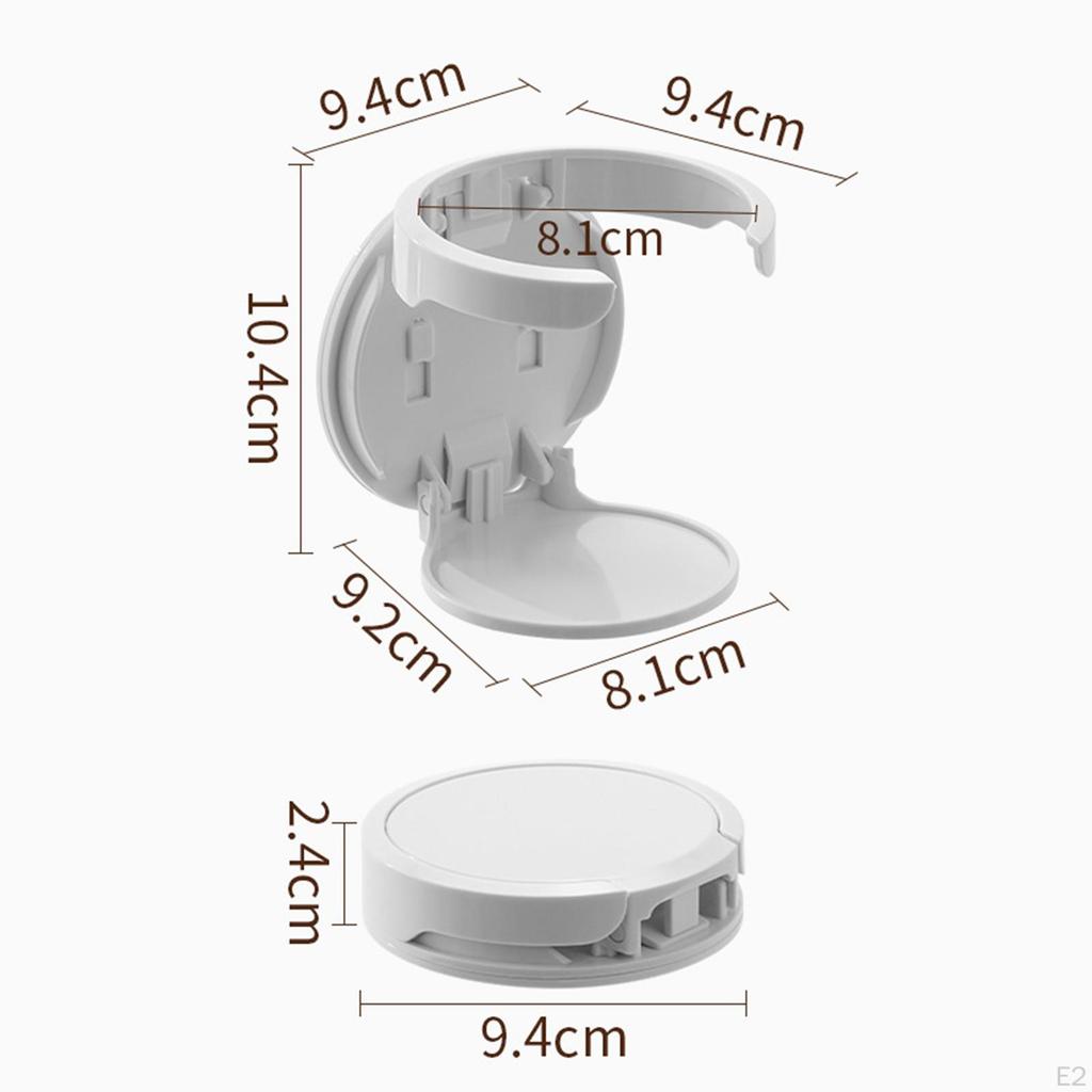 Wall Mounted Cup Holder Coffee Mup Rack Stable Versatile Easy Installation Foldable Drink for