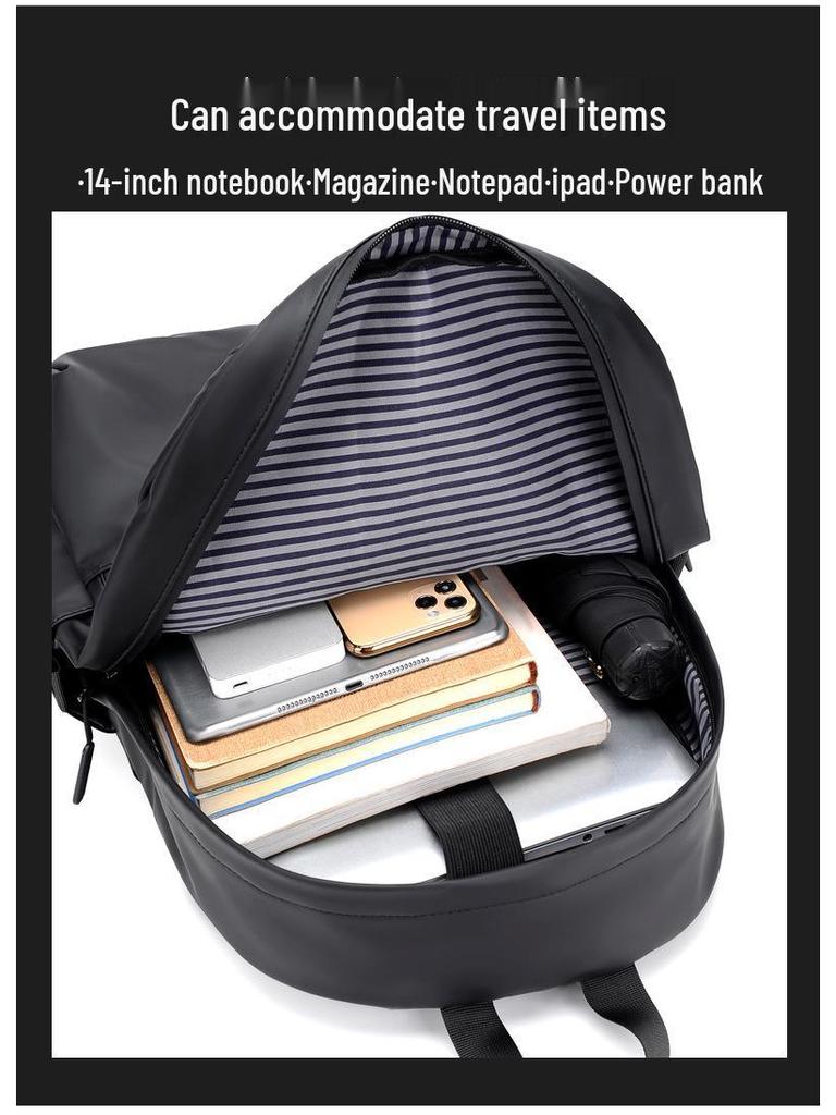 Męski Wodoodporny Plecak Podróżny i Szkolny o Dużej Pojemności