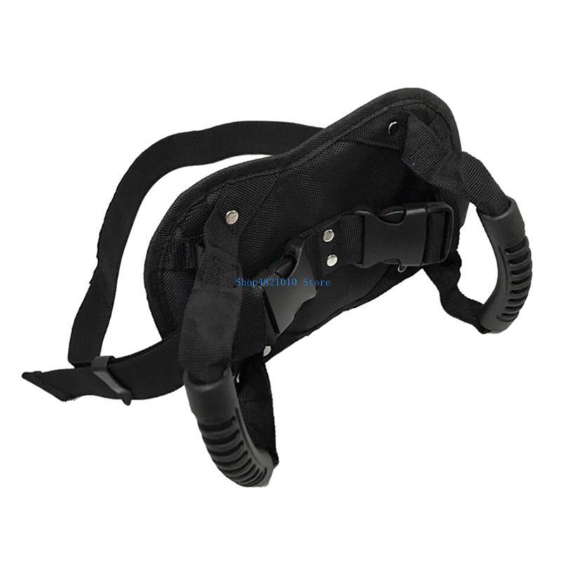 T3LF Motorcycle Waist Safety Belt Motorcycle Passenger Pillion Grab Handles Oxford
