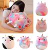 Cute Unicorn Plush Toy Bat Pillow For Kids Rainbow Pig Cat Cow And Bat Designs 35cm