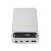 W89C Battery Charging Case Power Case with LCD Display 8x18650 Battery Holder 5.5x2.5mm & USB C Output Fast Charging Box