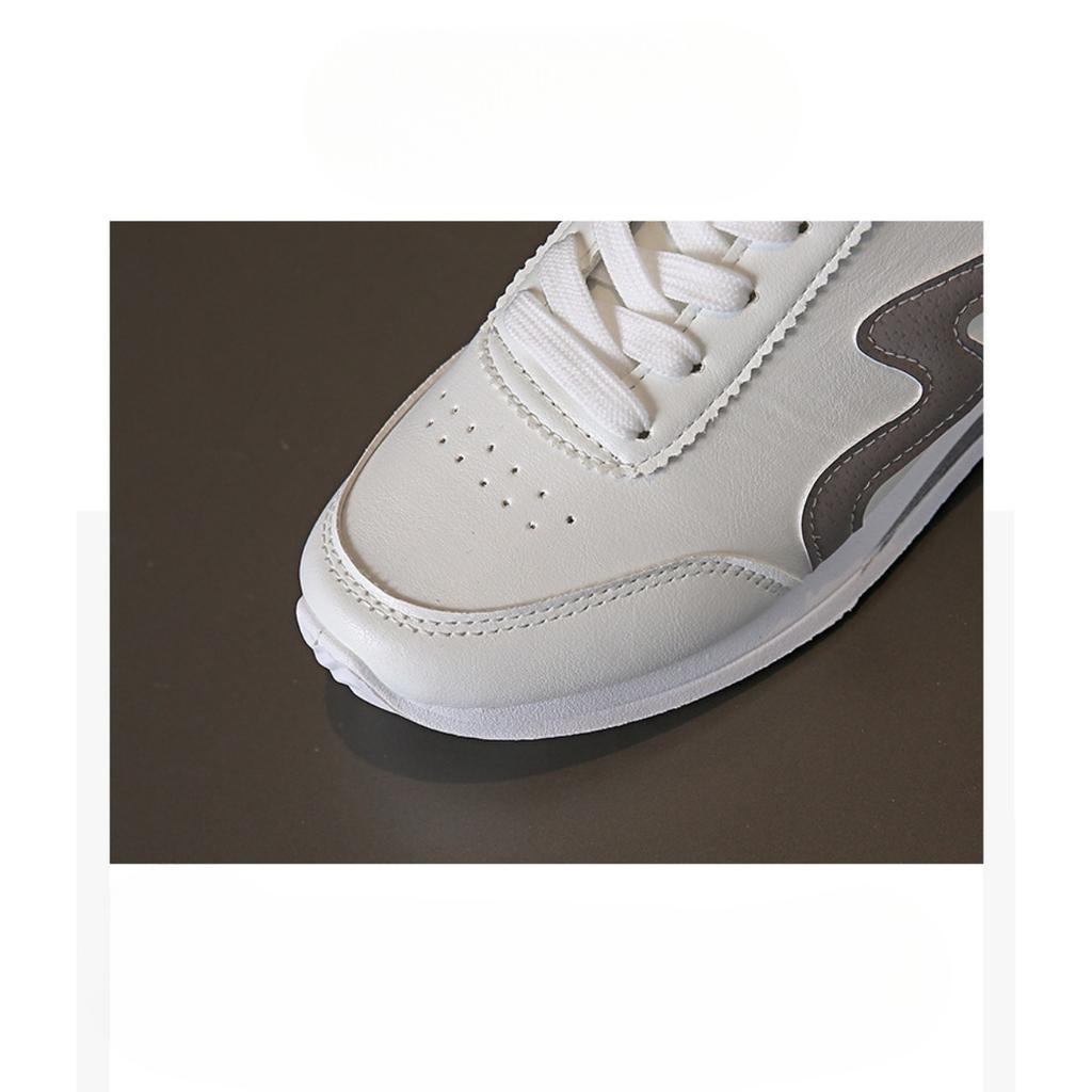 Women's Shoes, Women's Board Shoes, Student Shoes, White Shoes, Low Top Round Toe Silk Belt Shoes