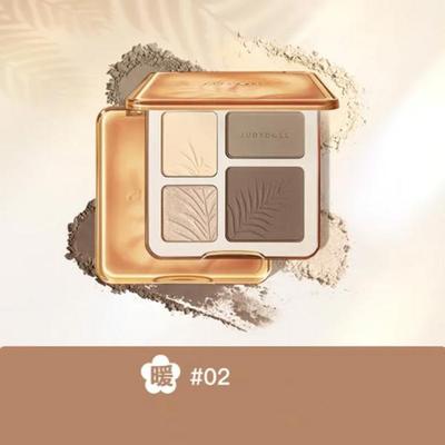 Poeder Highlighter Bronzer Palet Contour Shading Contouring Gezicht Mat Cosmetica Gezichts Make-up 4 Kleuren