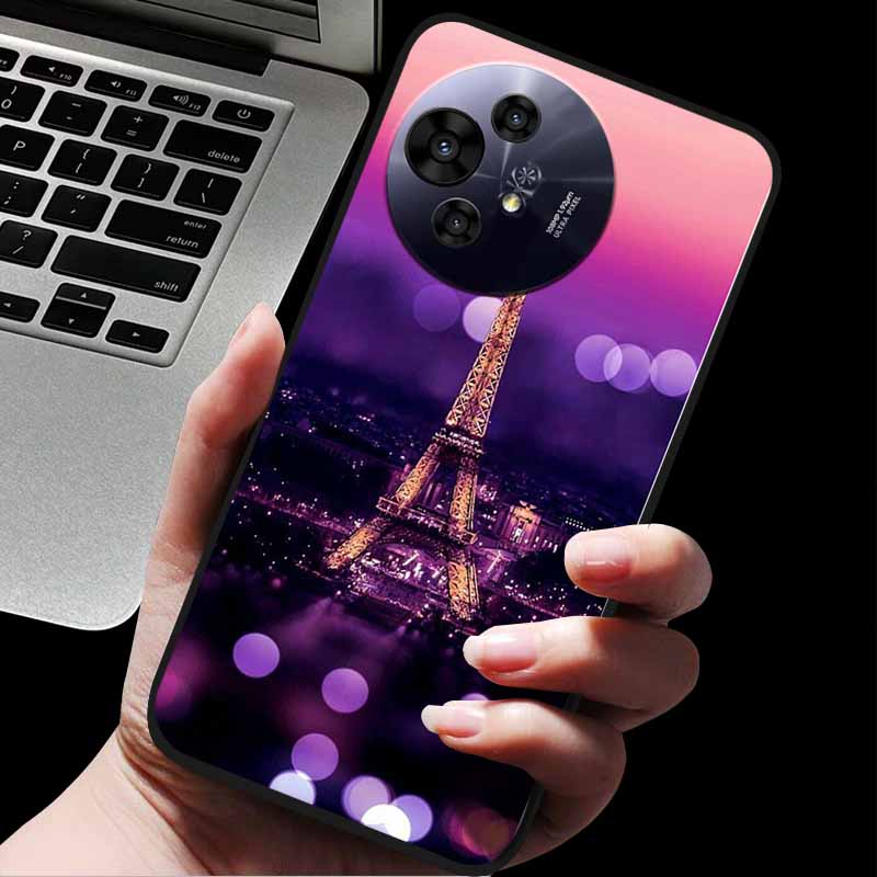Per custodia TCL 50 Pro NxtPaper / 50 NxtPaper Custodie Cover Posteriore Protettiva in Silicone con Animali alla Moda Per Custodia Telefono 50 Pro NxtPaper 5G Capa