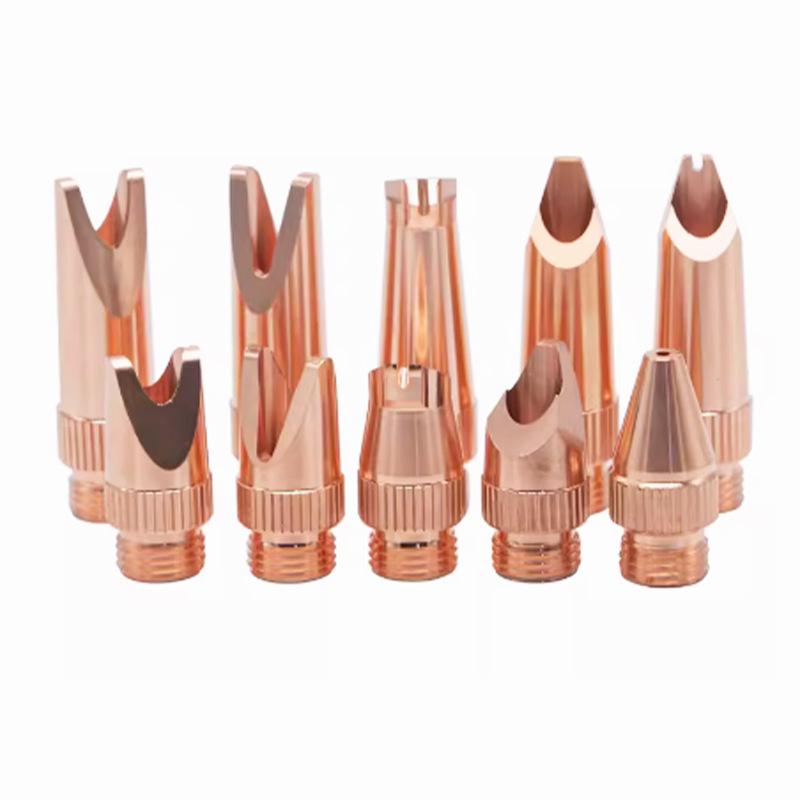 Universal Handheld Laser Welding & Cutting Nozzle with Strong Copper Single/Double Wire Feeder