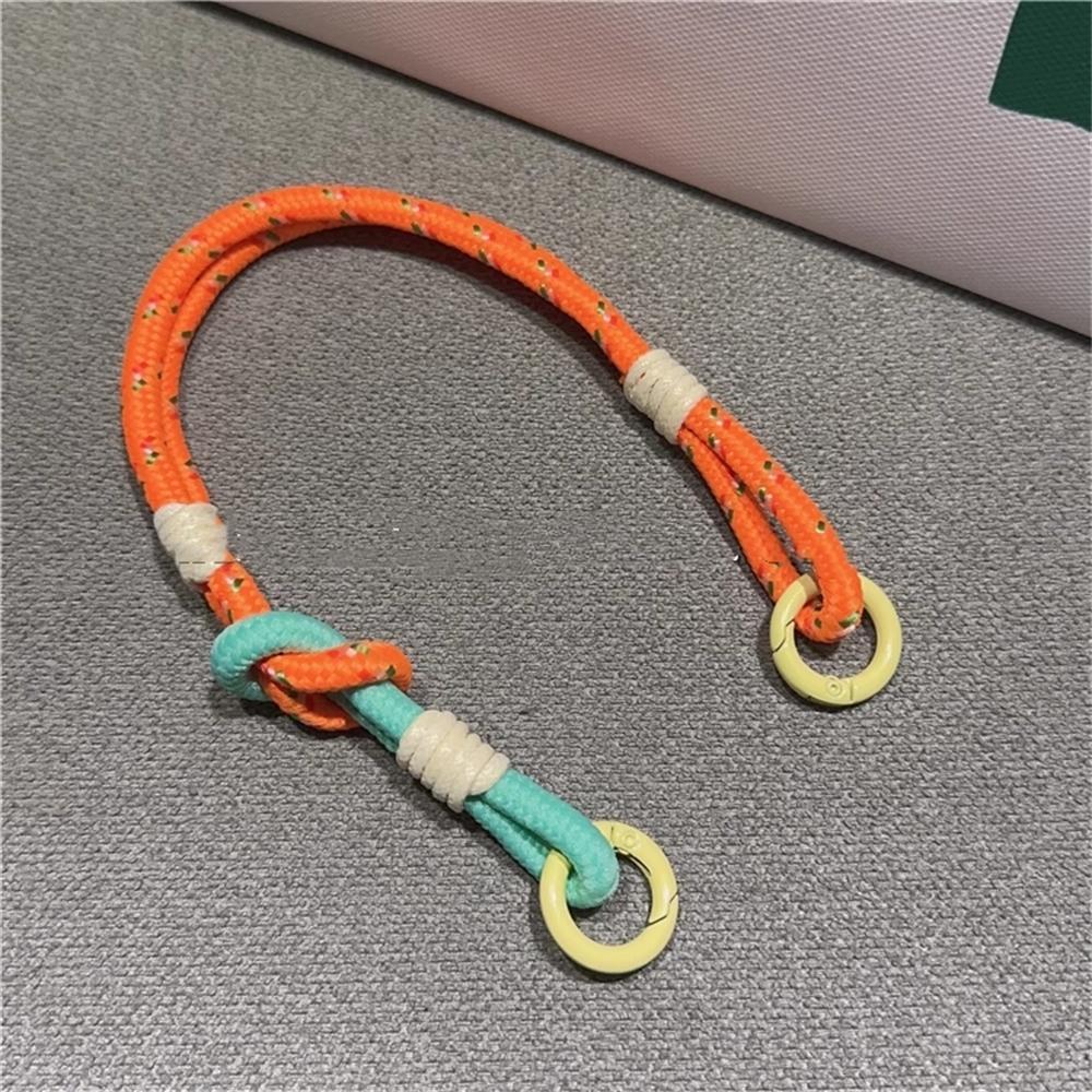 Korean Cute Colorful Mobile Phone Portable Anti-loss Lovely Knot Hand Bracelet For iPhone 16 Pro Max Samsung Flip 6 Coloed Rope