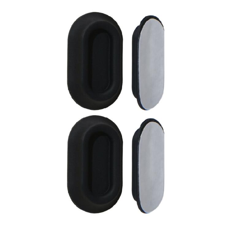 1Pair Silicone Magnetic Remote Control Holder Wall Mount for TV and Electronic Device Management