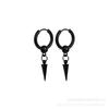 Stainless Steel Cone Pendant Hip-Hop Earrings