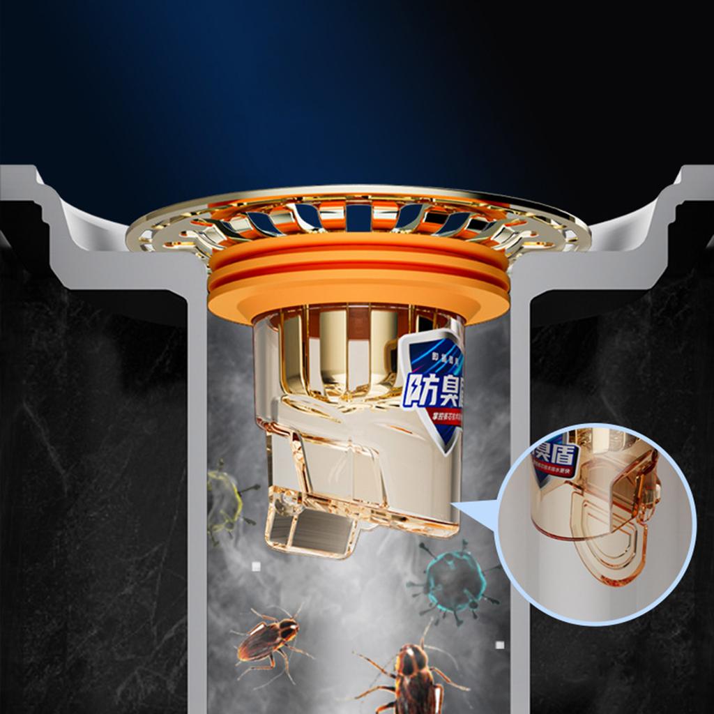 Effective Drain Trap Aromatic Anti-Backflow Drain Cover for Odor Prevention Stop Reeking Drains in Their Tracks Durable