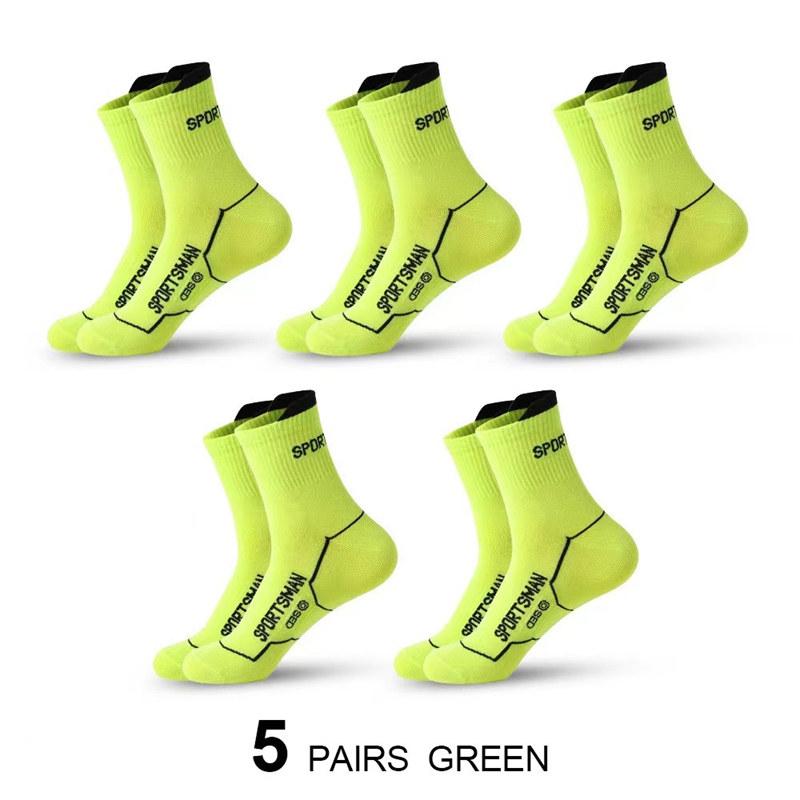 

5/6 пар Високоякісні чоловічі шкарпетки Дихаючі бавовняні спортивні шкарпетки Повсякденні атлетичні чоловічі шкарпетки 5 Pairs