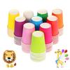 Pack Of 10 Disposable Single Wall Cups Hand Painted Drinking Cup Use Friendly Coffee Cups Durable And Leak Proof Design