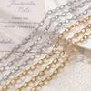 1Meter/Pack 4 Styles Stainless Steel Gold Steel Handmade Chains for DIY Necklace Bracelets Jewelry Making Accessories